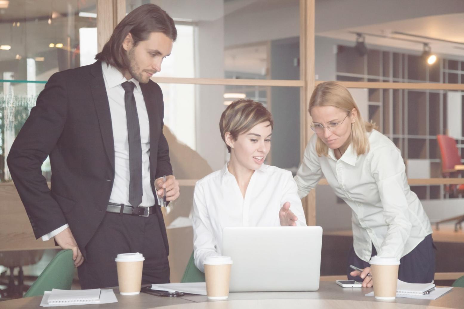 Professional business communication training environment